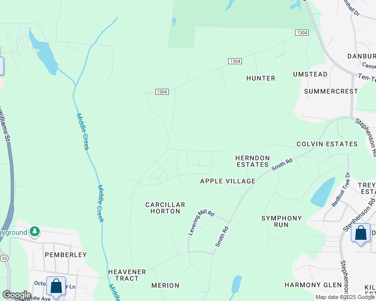 map of restaurants, bars, coffee shops, grocery stores, and more near 7521 Percussion Drive in Apex