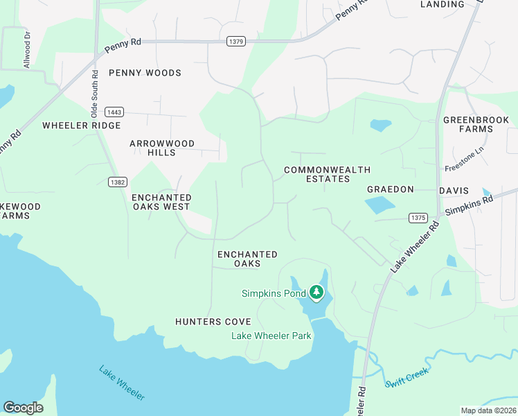 map of restaurants, bars, coffee shops, grocery stores, and more near 5200 Birchleaf Dr in Raleigh