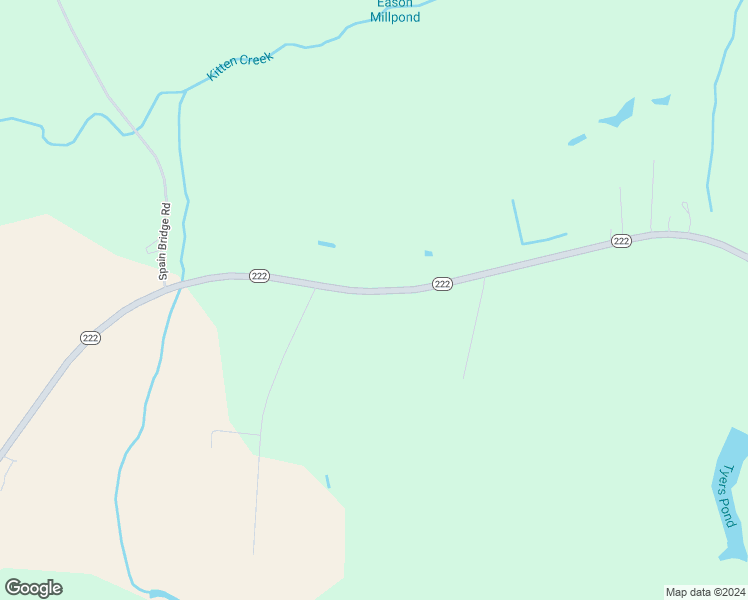 map of restaurants, bars, coffee shops, grocery stores, and more near 4629 North Carolina 222 in Fountain