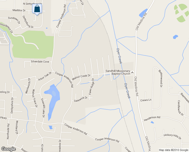 map of restaurants, bars, coffee shops, grocery stores, and more near 96 Fawn Ridge Dr in Jackson