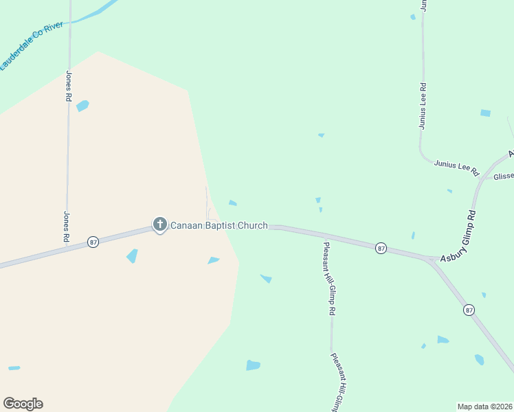 map of restaurants, bars, coffee shops, grocery stores, and more near 5144 Tennessee 87 in Henning