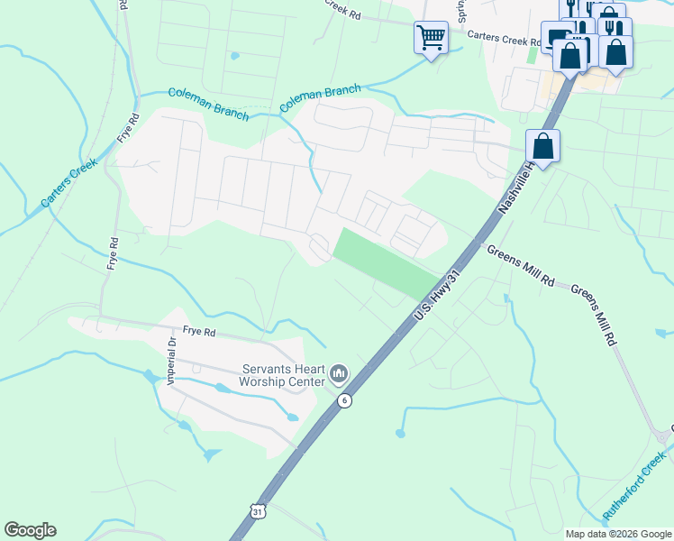 map of restaurants, bars, coffee shops, grocery stores, and more near 1724 Allison Avenue in Columbia