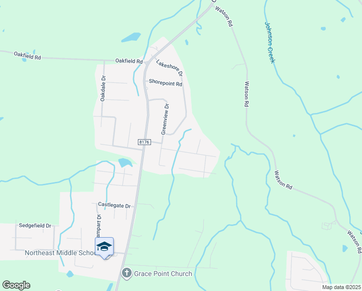 map of restaurants, bars, coffee shops, grocery stores, and more near 17 Bermuda Drive in Jackson