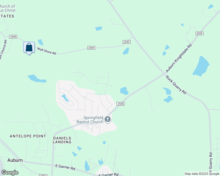 map of restaurants, bars, coffee shops, grocery stores, and more near 414 English Violet Lane in Raleigh