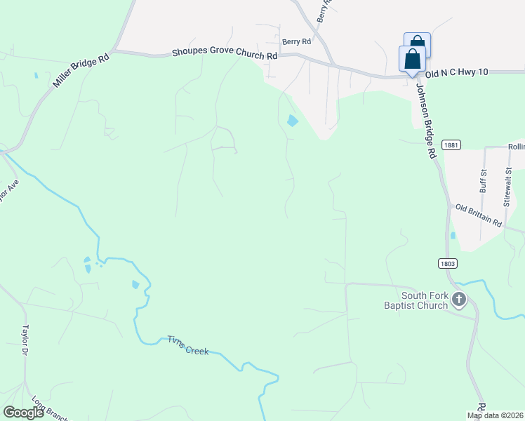 map of restaurants, bars, coffee shops, grocery stores, and more near 4178 Oakmont Lane in Hickory