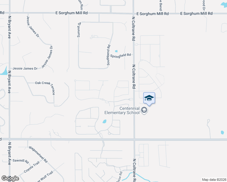 map of restaurants, bars, coffee shops, grocery stores, and more near 4601 Roundup Road in Edmond