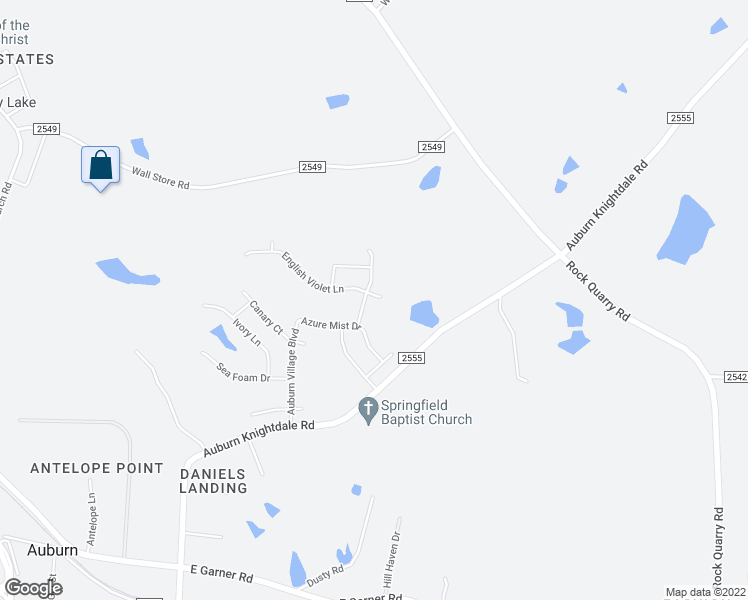 map of restaurants, bars, coffee shops, grocery stores, and more near 414 English Violet Lane in Raleigh