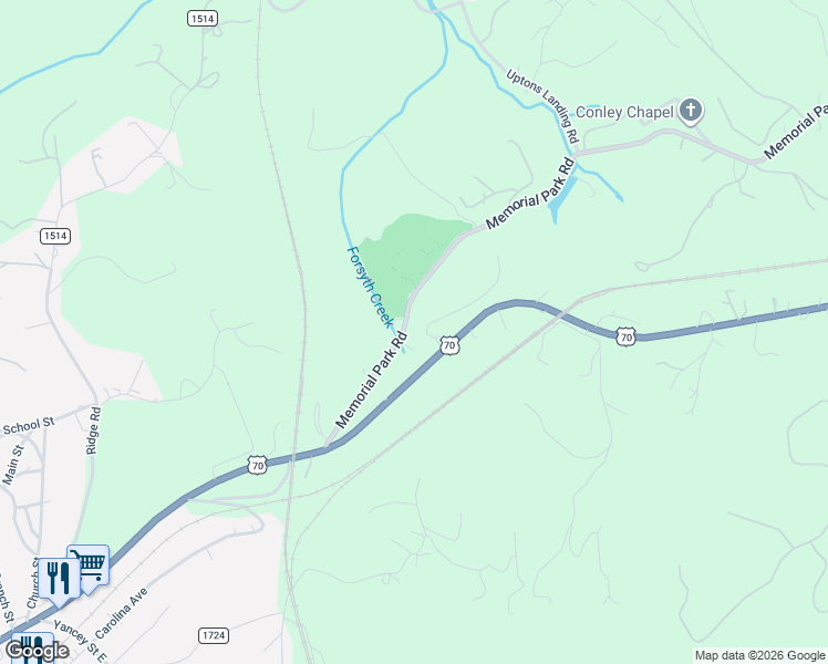 map of restaurants, bars, coffee shops, grocery stores, and more near 19 Beaman Road in Marion