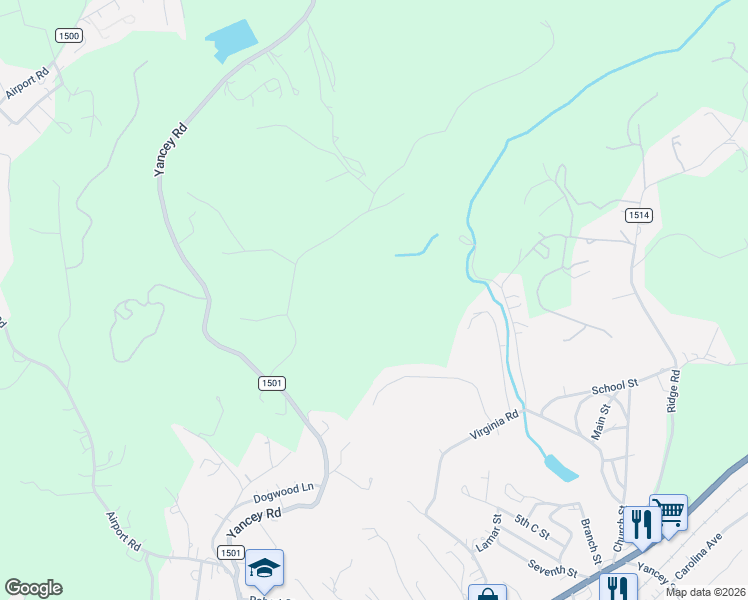 map of restaurants, bars, coffee shops, grocery stores, and more near 204 Hill Road in Marion