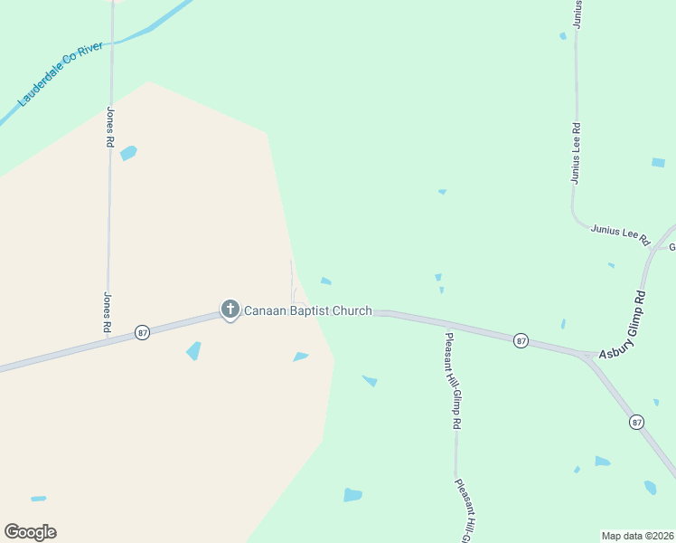 map of restaurants, bars, coffee shops, grocery stores, and more near 5144 Tennessee 87 in Henning