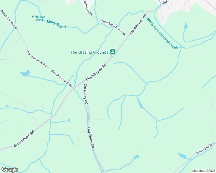 map of restaurants, bars, coffee shops, grocery stores, and more near 530 Blockhouse Road in Maryville