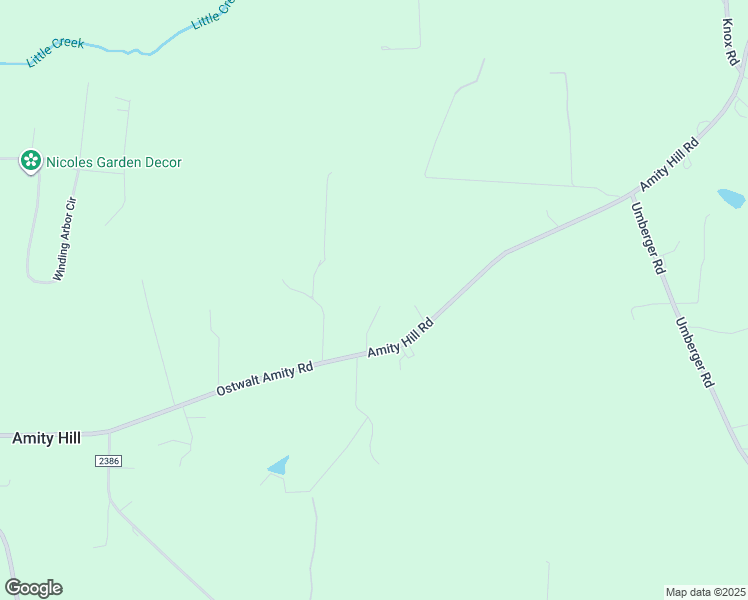 map of restaurants, bars, coffee shops, grocery stores, and more near 4470 Amity Hill Road in Cleveland