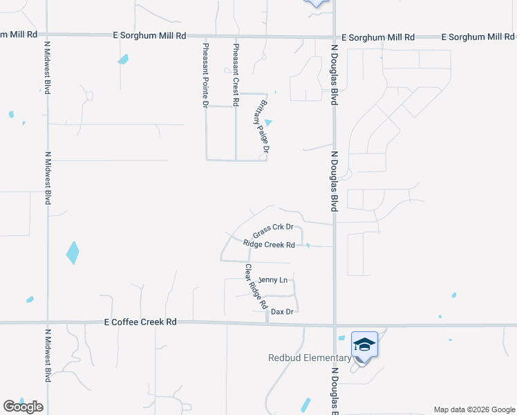 map of restaurants, bars, coffee shops, grocery stores, and more near 8133 Ridge Creek Road in Edmond
