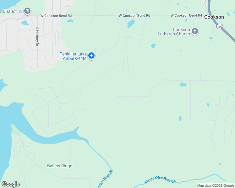 map of restaurants, bars, coffee shops, grocery stores, and more near 20964 West 905 Road in Cookson