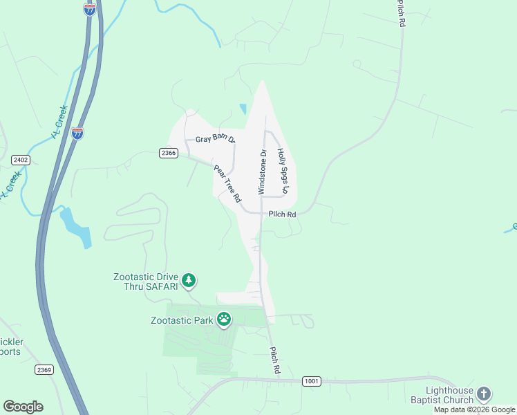 map of restaurants, bars, coffee shops, grocery stores, and more near 113 Windstone Drive in Troutman