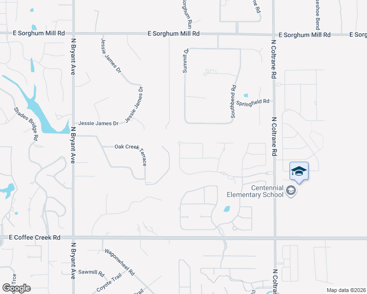 map of restaurants, bars, coffee shops, grocery stores, and more near 2217 Open Trail Road in Edmond