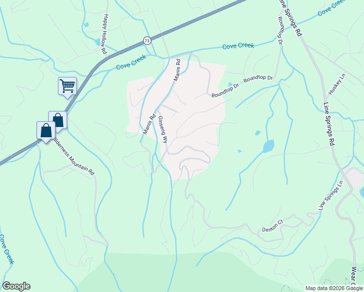 map of restaurants, bars, coffee shops, grocery stores, and more near 4029 Ole Smoky Way in Pigeon Forge