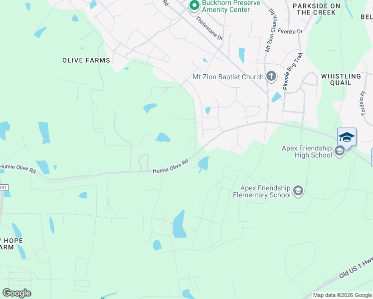 map of restaurants, bars, coffee shops, grocery stores, and more near 7801 Ragan Road in Apex