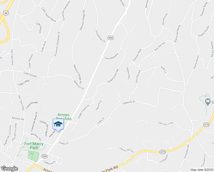 map of restaurants, bars, coffee shops, grocery stores, and more near 931 Stagecoach Road in Santa Fe