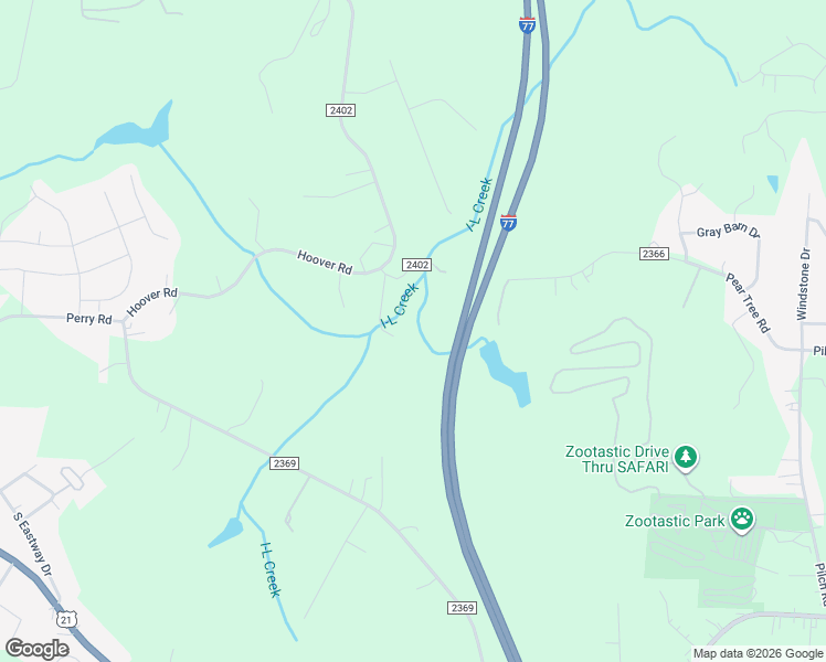 map of restaurants, bars, coffee shops, grocery stores, and more near 104 Creeksedge Lane in Troutman