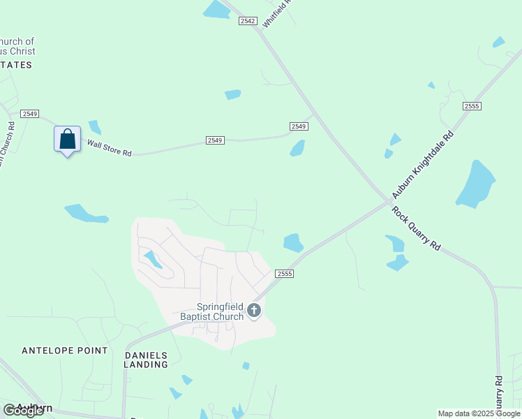 map of restaurants, bars, coffee shops, grocery stores, and more near 192 Desert Sand Lane in Raleigh