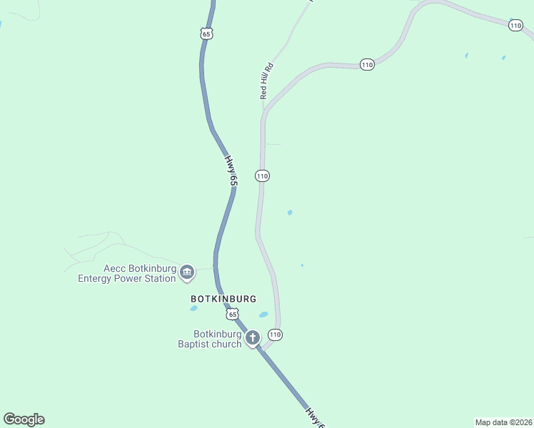 map of restaurants, bars, coffee shops, grocery stores, and more near 612 Arkansas 110 in Clinton