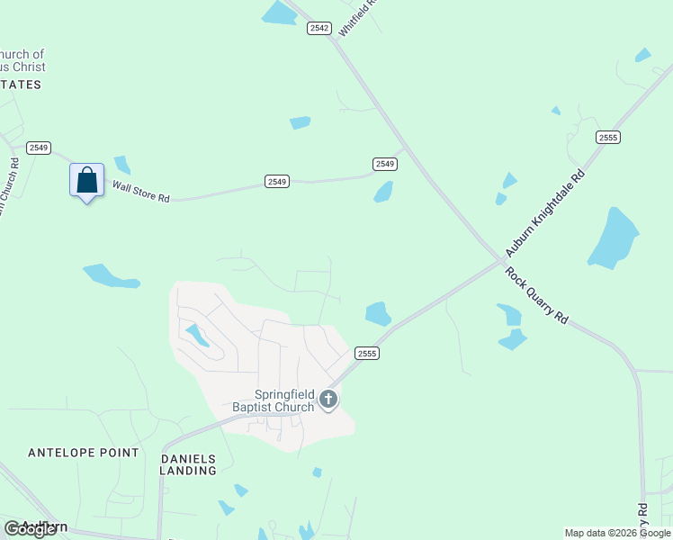 map of restaurants, bars, coffee shops, grocery stores, and more near 192 Desert Sand Lane in Raleigh
