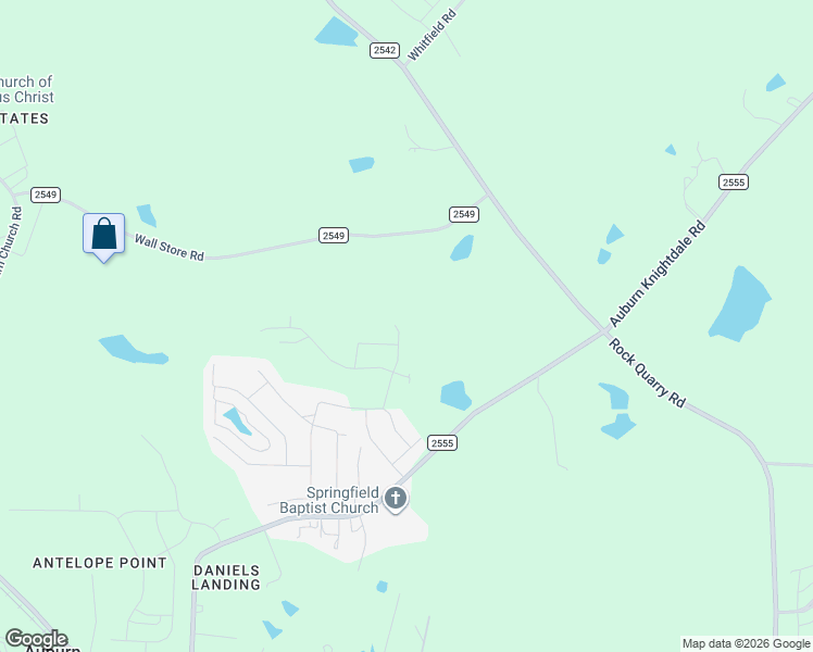 map of restaurants, bars, coffee shops, grocery stores, and more near 192 Desert Sand Lane in Raleigh