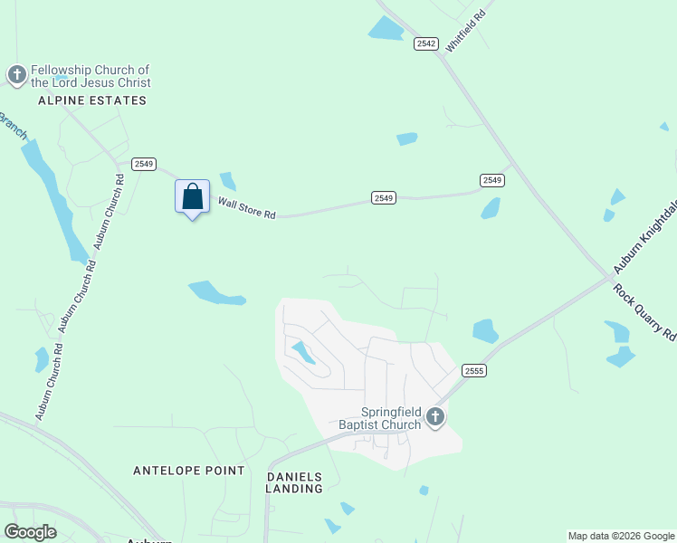 map of restaurants, bars, coffee shops, grocery stores, and more near English Violet Lane in Raleigh