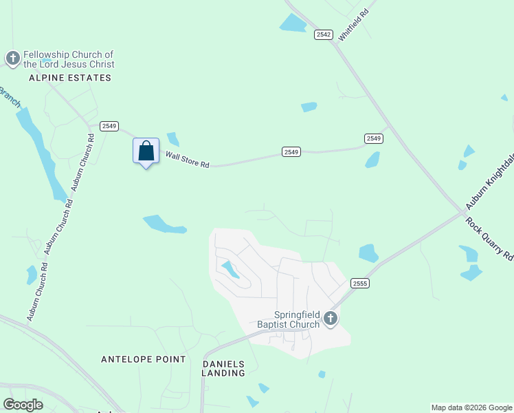 map of restaurants, bars, coffee shops, grocery stores, and more near English Violet Lane in Raleigh