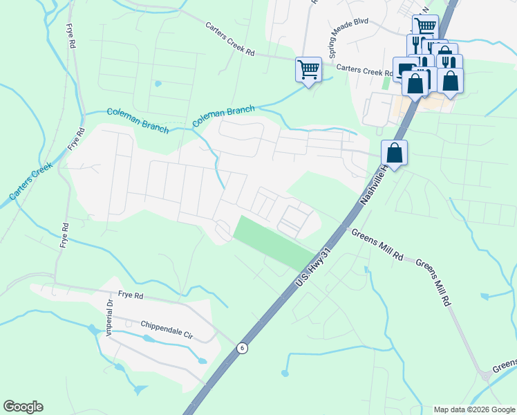 map of restaurants, bars, coffee shops, grocery stores, and more near 2804 Sonoma Way in Columbia
