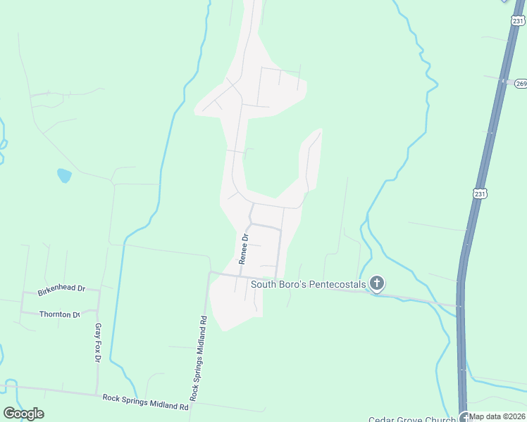 map of restaurants, bars, coffee shops, grocery stores, and more near 1111 Rhonda Drive in Christiana