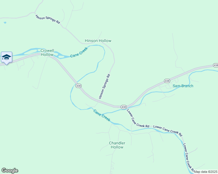 map of restaurants, bars, coffee shops, grocery stores, and more near 1889 Hinson Springs Road in Lobelville
