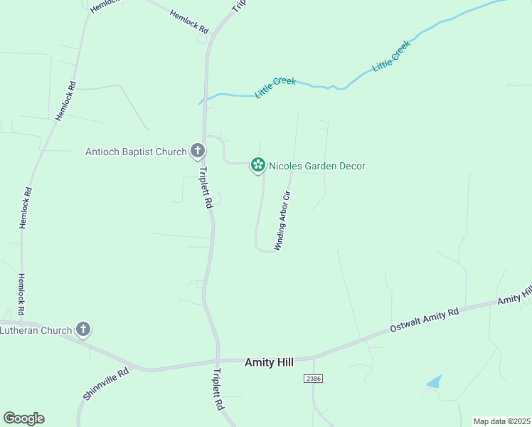 map of restaurants, bars, coffee shops, grocery stores, and more near 143 Winding Arbor Circle in Cleveland