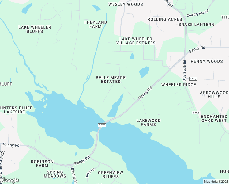 map of restaurants, bars, coffee shops, grocery stores, and more near 5705 Crutchfield Road in Raleigh