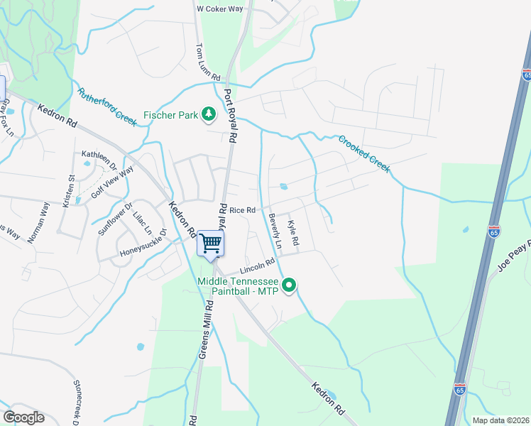 map of restaurants, bars, coffee shops, grocery stores, and more near 1000 Beverly Court in Spring Hill