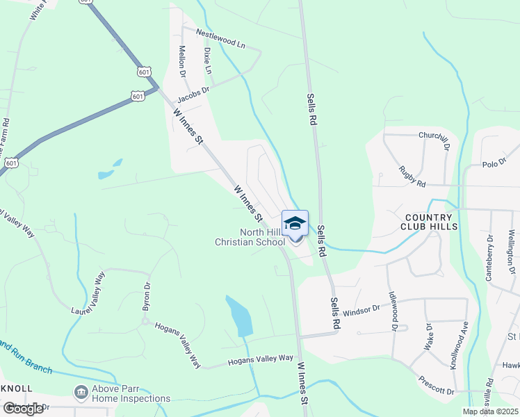 map of restaurants, bars, coffee shops, grocery stores, and more near 1699 Amberlight Circle in Salisbury