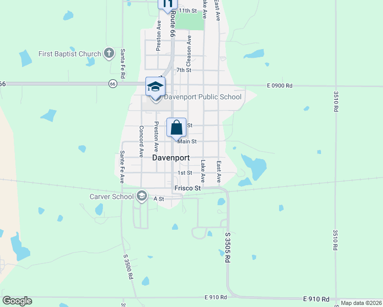map of restaurants, bars, coffee shops, grocery stores, and more near 107 2nd Street in Stroud
