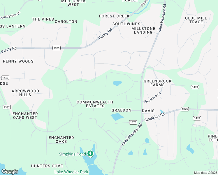 map of restaurants, bars, coffee shops, grocery stores, and more near 1600 Hidden Leaf Court in Raleigh