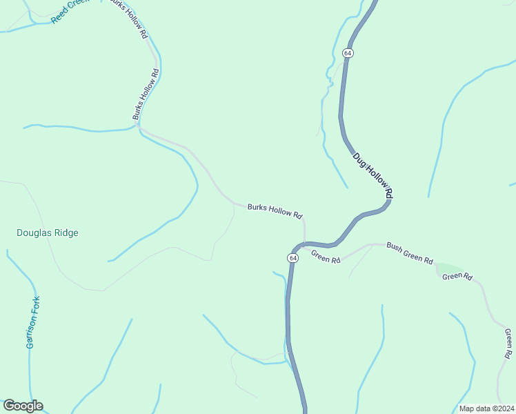 map of restaurants, bars, coffee shops, grocery stores, and more near Burks Hollow Road in Beechgrove