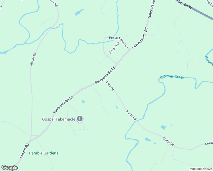 map of restaurants, bars, coffee shops, grocery stores, and more near 3713 Stutts Road in Asheboro