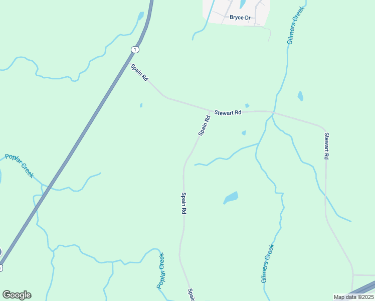 map of restaurants, bars, coffee shops, grocery stores, and more near 341 Spain Road in Jackson