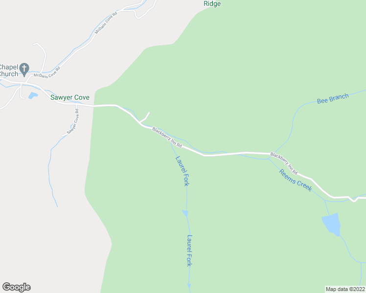 map of restaurants, bars, coffee shops, grocery stores, and more near 265 Blackberry Inn Road in Weaverville