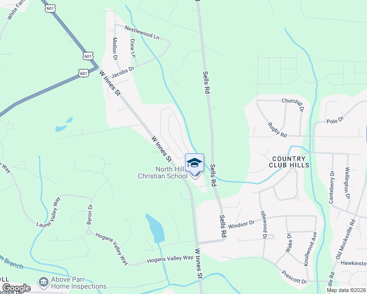 map of restaurants, bars, coffee shops, grocery stores, and more near 1470 Amberlight Circle in Salisbury