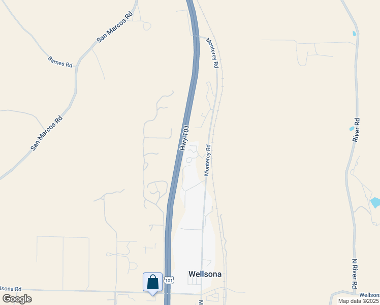 map of restaurants, bars, coffee shops, grocery stores, and more near 55 La Vista Way in Paso Robles