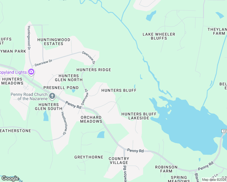 map of restaurants, bars, coffee shops, grocery stores, and more near 8205 Inverstone Lane in Raleigh