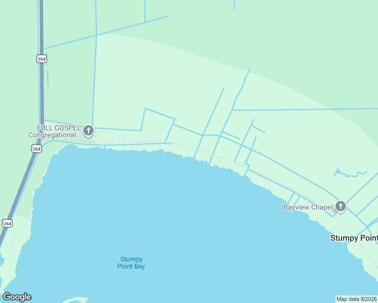 map of restaurants, bars, coffee shops, grocery stores, and more near 149 Bayview Drive in Stumpy Point