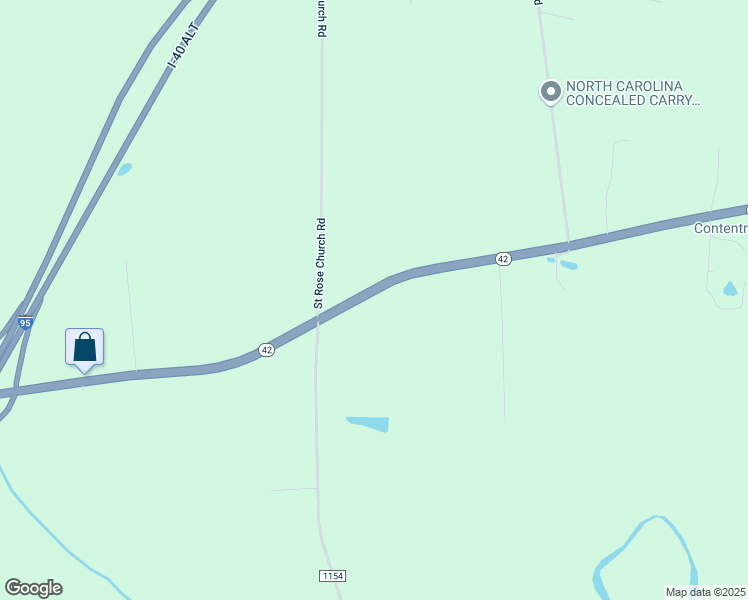 map of restaurants, bars, coffee shops, grocery stores, and more near 5323 North Carolina 42 in Wilson