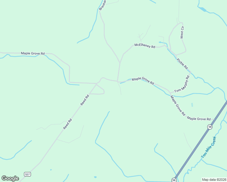 map of restaurants, bars, coffee shops, grocery stores, and more near 119 Maple Grove Road in Ten Mile