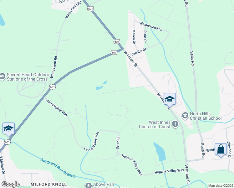 map of restaurants, bars, coffee shops, grocery stores, and more near 365 Pine Hill Road in Salisbury